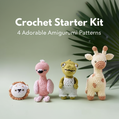 Finally make the cutest crochet animals, even if you've never held a hook before.