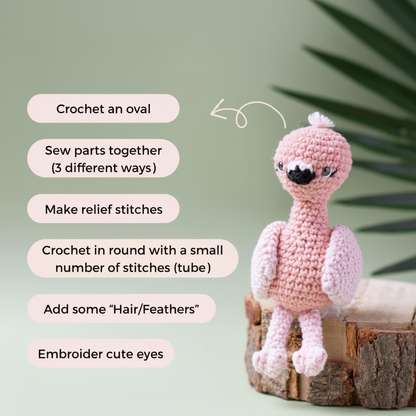 Finally make the cutest crochet animals, even if you've never held a hook before.